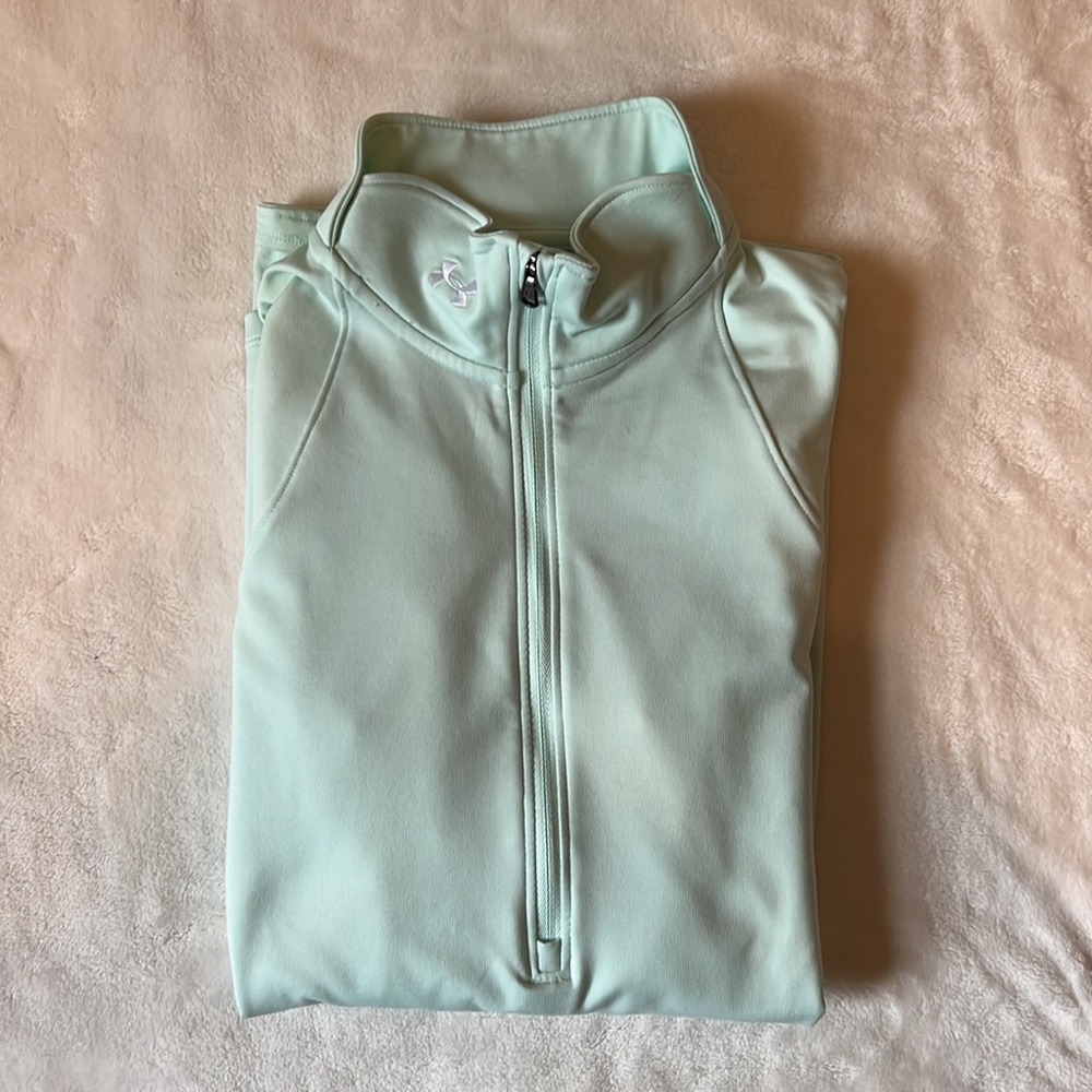 COPY - Light Blue Under Armour Zip up Pullover